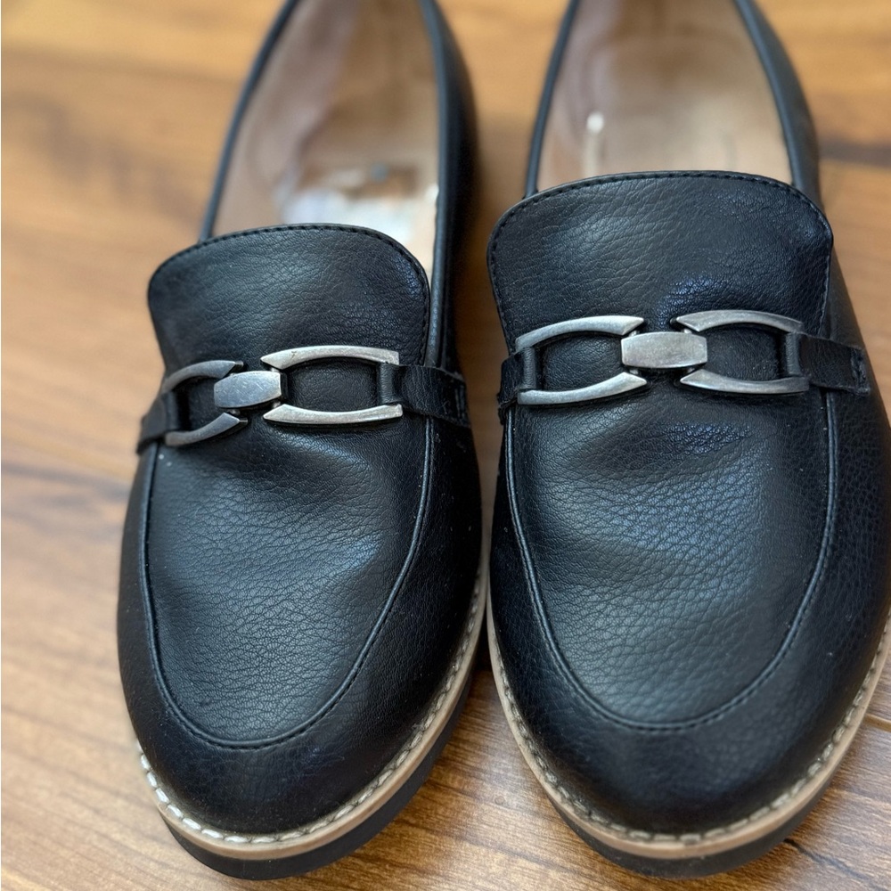 Men's Black Leather Loafers